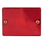Optronics Square Reflector Trailer Marker/Clearance Light, Red